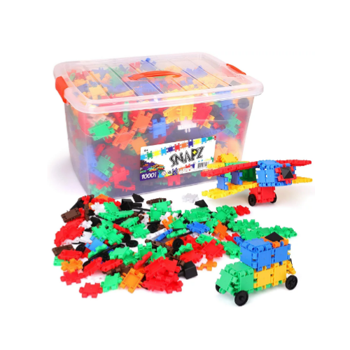 SNAPZ Building Bricks 1000 Pcs Connecting Toy (Clics) Via Amazon