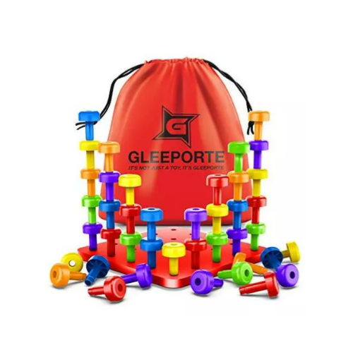 30 Pegs & Board + Storage Bag Via Amazon