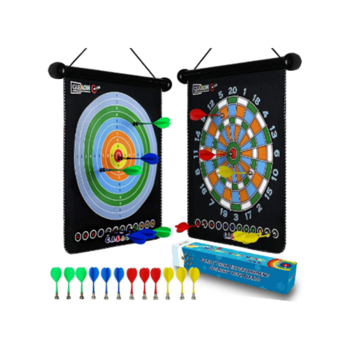 Magnetic Dart Board Game with 12 Pcs Magnetic Darts Via Amazon