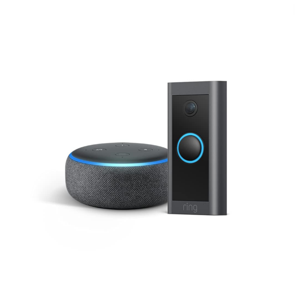 Ring Video Doorbell Bundle with Echo Dot Via Amazon