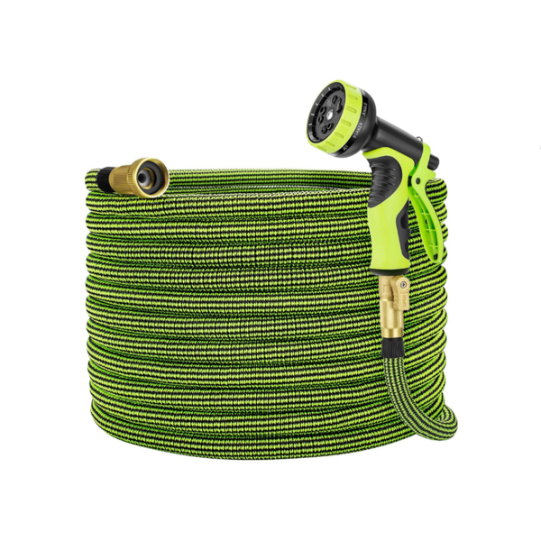 100 ft Garden Hose with 10 Function Nozzle via Amazon