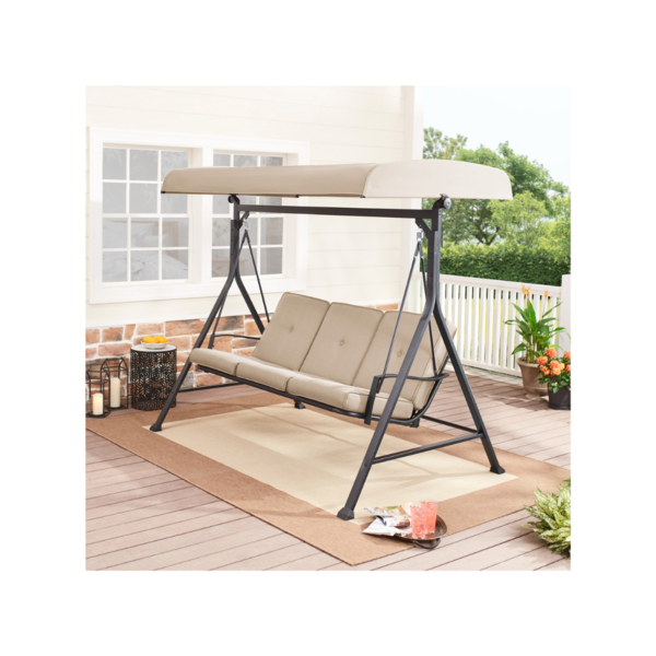 3 Person Steel Porch Swing (3 Colors)
Via Walmart