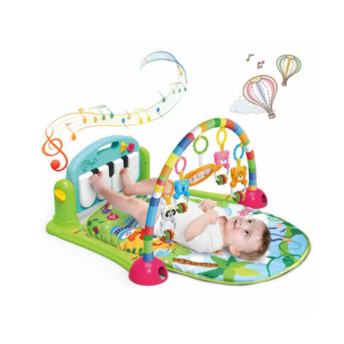 5-in-1 Baby Play Piano Gym Mat with Hanging Toys Via Amazon