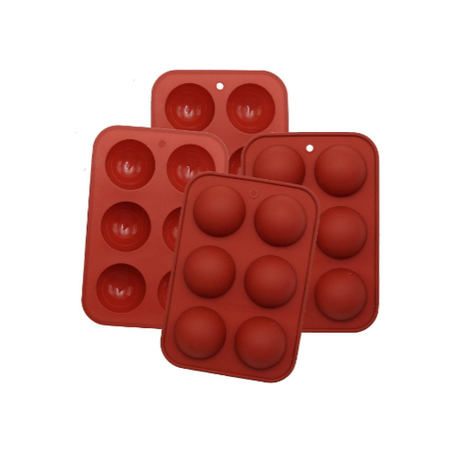 4-Pack Hot Chocolate Silicone Baking Mold Via Amazon