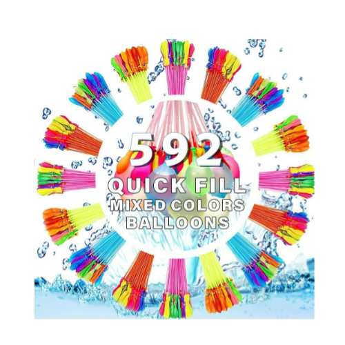 592 Water Balloons Quick Fill Via Amazon