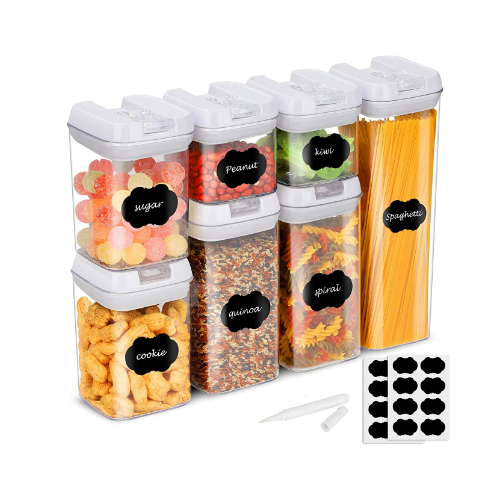 7 Sets Food Storage Containers with Lid Via Amazon