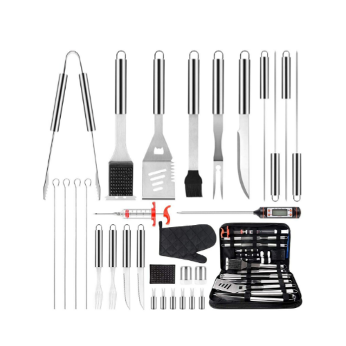 31 Pcs BBQ Grill Tools Kit with Storage Bag Via Amazon