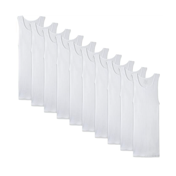 10 Fruit of the Loom Men's A-Shirts Via Amazon