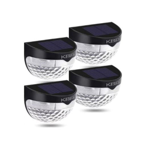 4-Pack Waterproof Solar Fence Lights Via Amazon