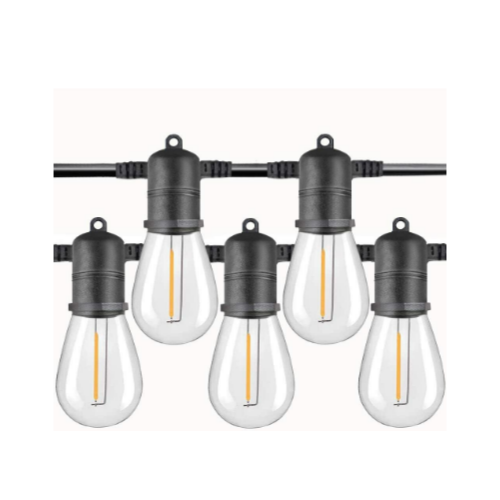 48FT LED Outdoor String Lights Via Amazon