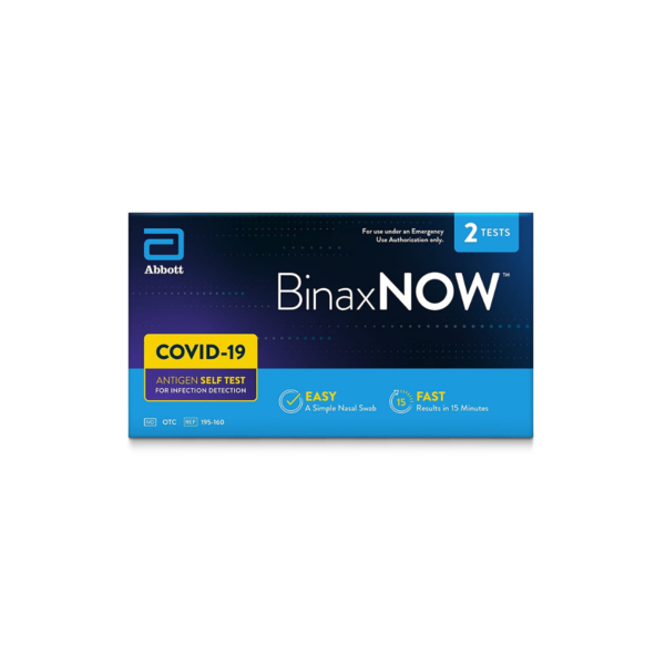 Pack Of 2 BinaxNOW COVID‐19 Antigen At Home Self Test
Via Amazon