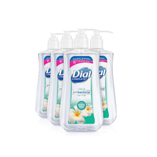 4 Dial Antibacterial Liquid Hand Soap, 11 Ounce Via Amazon
