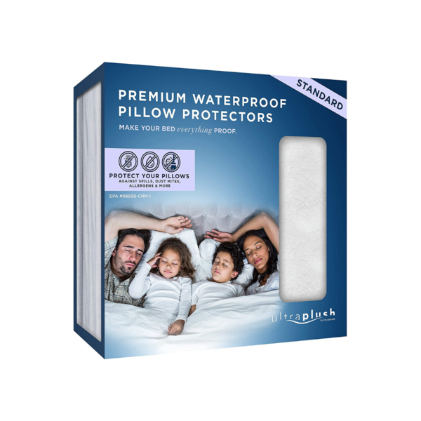 Set Of 2 UltraPlush Premium Waterproof Pillow Protectors
Via Amazon