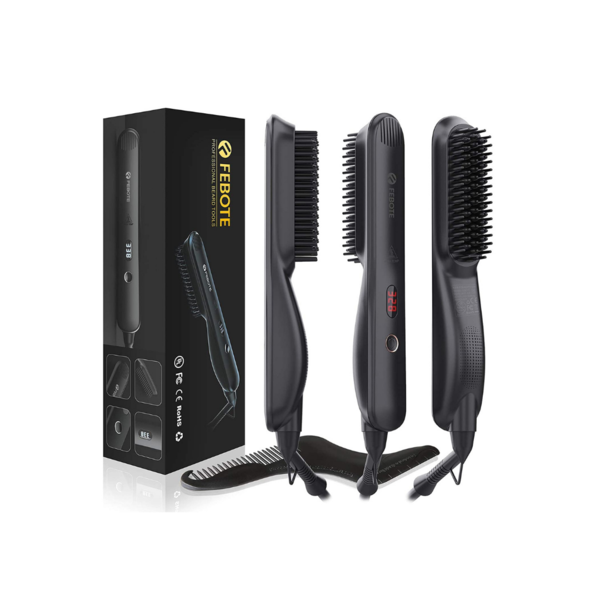 Deluxe Hair Straightener Brush Via Amazon