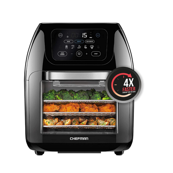 Chefman Multifunctional Digital Air Fryer+ Rotisserie, Dehydrator, Convection Oven Via Amazon