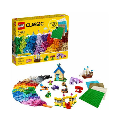 LEGO Classic Bricks Bricks Plates Building Toy (1504 Pieces) Via Walmart