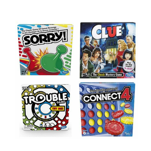 Connect 4, Sorry, Trouble , Clue Game Via Amazon