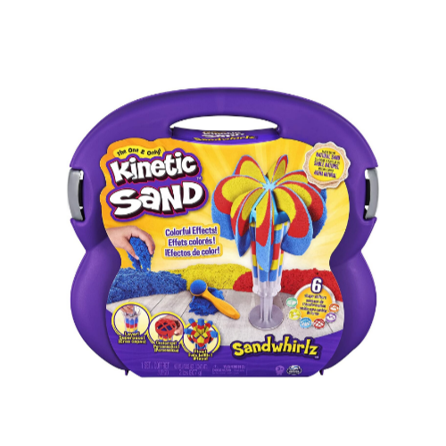 Sandwhirlz Playset with 3 Colors of Kinetic Sand Via Amazon