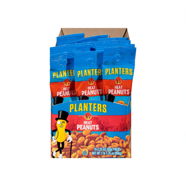 15 Bags Of Planters Heat Peanuts Via Amazon