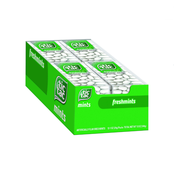 12 Packs of Tic Tac Fresh Breath Mints