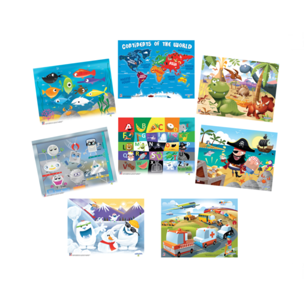 8 Assorted Picture Puzzles Via Walmart