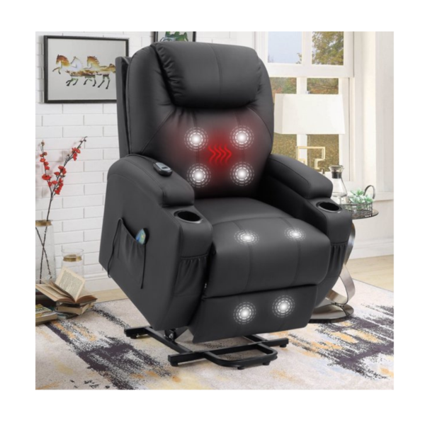 Power Lift Recliner with Massage and Heat Via Walmart