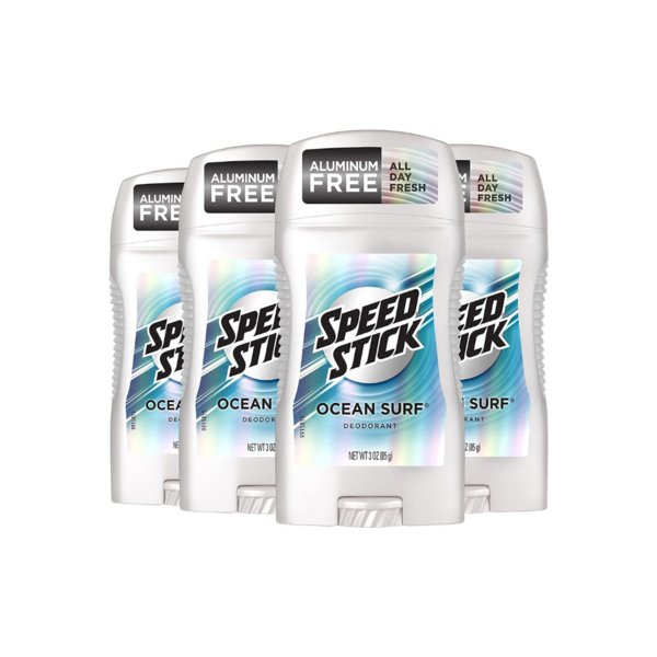 4 Speed Stick Deodorants for Men Via Amazon