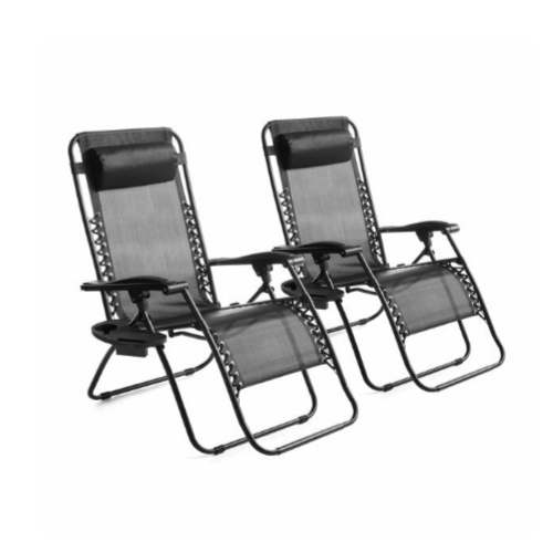 2 Pack Mainstays Steel Zero-Gravity Chair Via Walmart