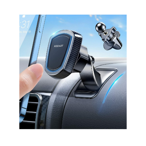 Buy 1 Get 1 Free, 2 Count Magnetic Phone Holder for Car Via Amazon