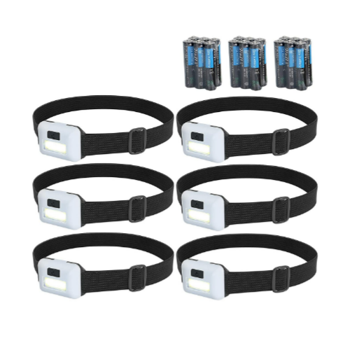 6 Pack Headlamp Flashlight Via Amazon