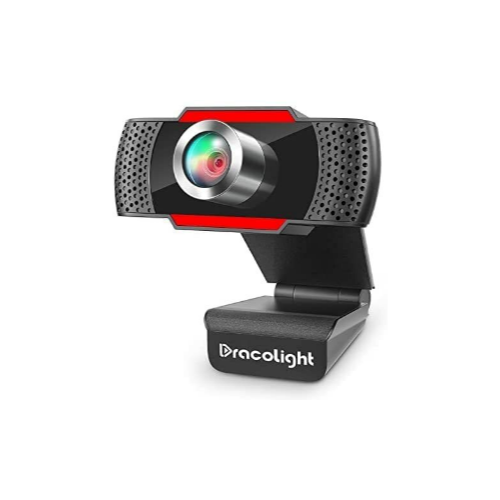1080P Webcam with Microphone via Amazon