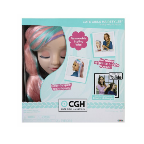 CGH Cute Girls Hairstyles! Wig with Styling Head Via Walmart