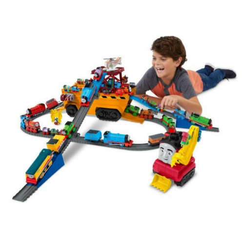 Thomas & Friends Ready to Play Super Cruiser Battery-Powered Model Train Set Via Walmart
