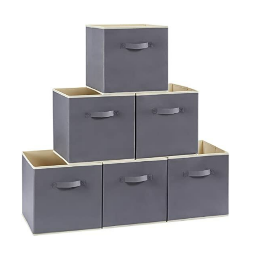 6 Collapsible Storage Cubes 11 Inch Via Amazon