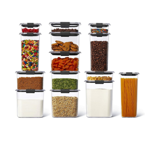 Set of 14 Rubbermaid Food Storage Containers with Lids Via Amazon