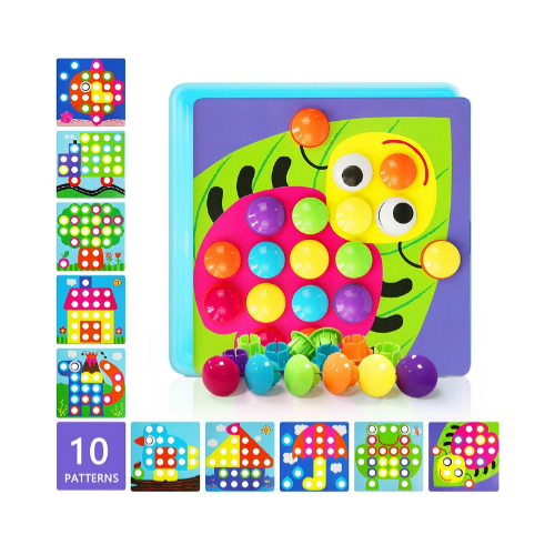 Button Art Toys 46 Buttons, 10 Pictures Via Amazon