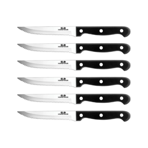 6-piece Steak Knife Set  Via Amazon