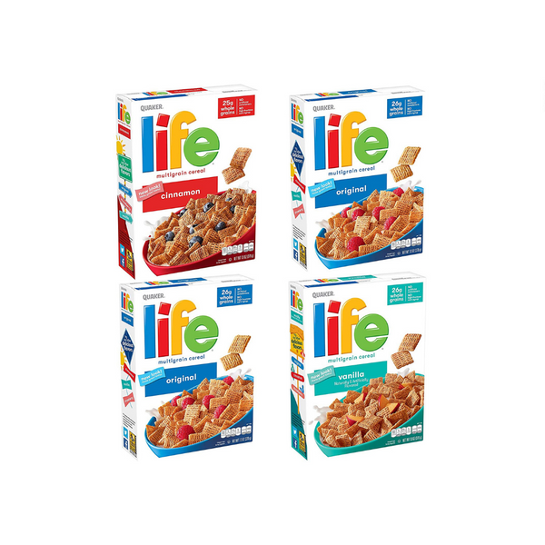 4 Boxes Of Life Breakfast Cereal Variety Pack Via Amazon