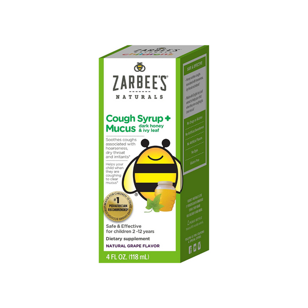 Zarbee's Naturals Children's Cough Syrup + Mucus Via Amazon