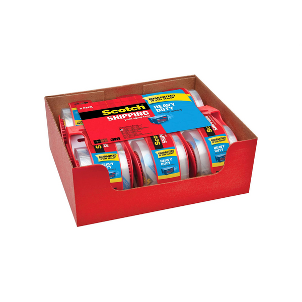 6 Scotch Heavy Duty Packaging Tape with Dispensers
Via Amazon