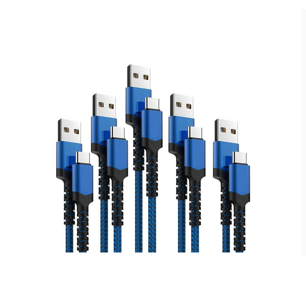 5 USB Type C Cables
