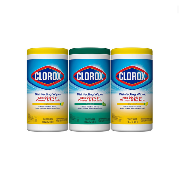 225 Clorox Disinfecting Wipes Via Amazon