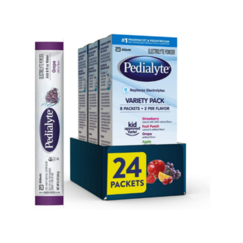 3-Pack Pedialyte Electrolyte Powder Variety Electrolyte Hydration Drink Via Amazon