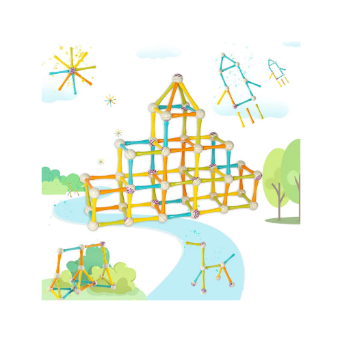 100 Pcs Magnetic Building Blocks Via Amazon