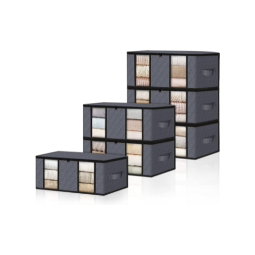 6-Pack Storage Clothing Storage Bags Via Amazon