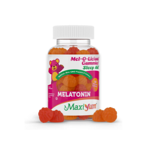 60 Mel-O-Licious Melatonin Gummies for Kids Via Amazon