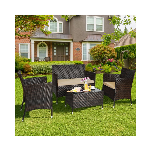 4 Piece Patio Furniture Set via Walmart