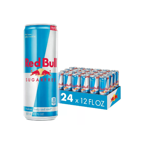 24-Pack Red Bull Energy Drink, Sugar Free, 12 Fl Oz Via Amazon