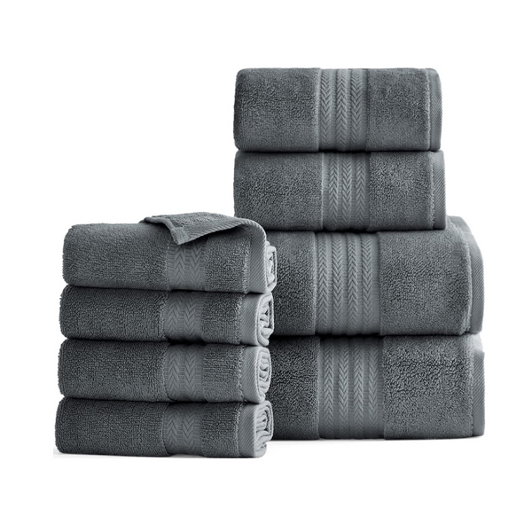 8 Bedsure Turkish Cotton Towels (5 Colors)
Via Amazon