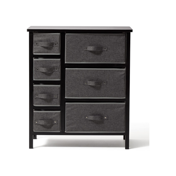 7 Drawer Dresser Storage Organizer Via Amazon